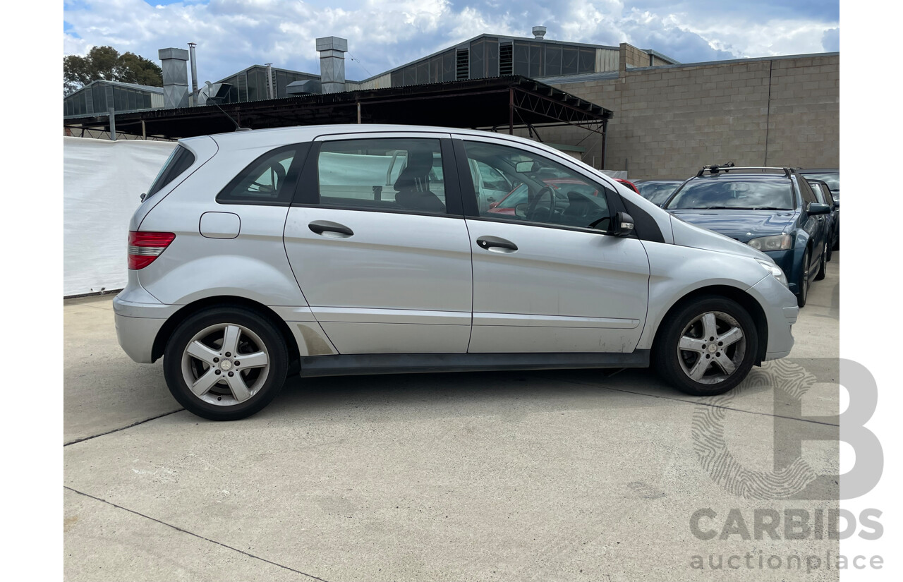 1/2008 Mercedes-Benz B200  245 08 UPGRADE 5d Hatchback Silver 2.0L