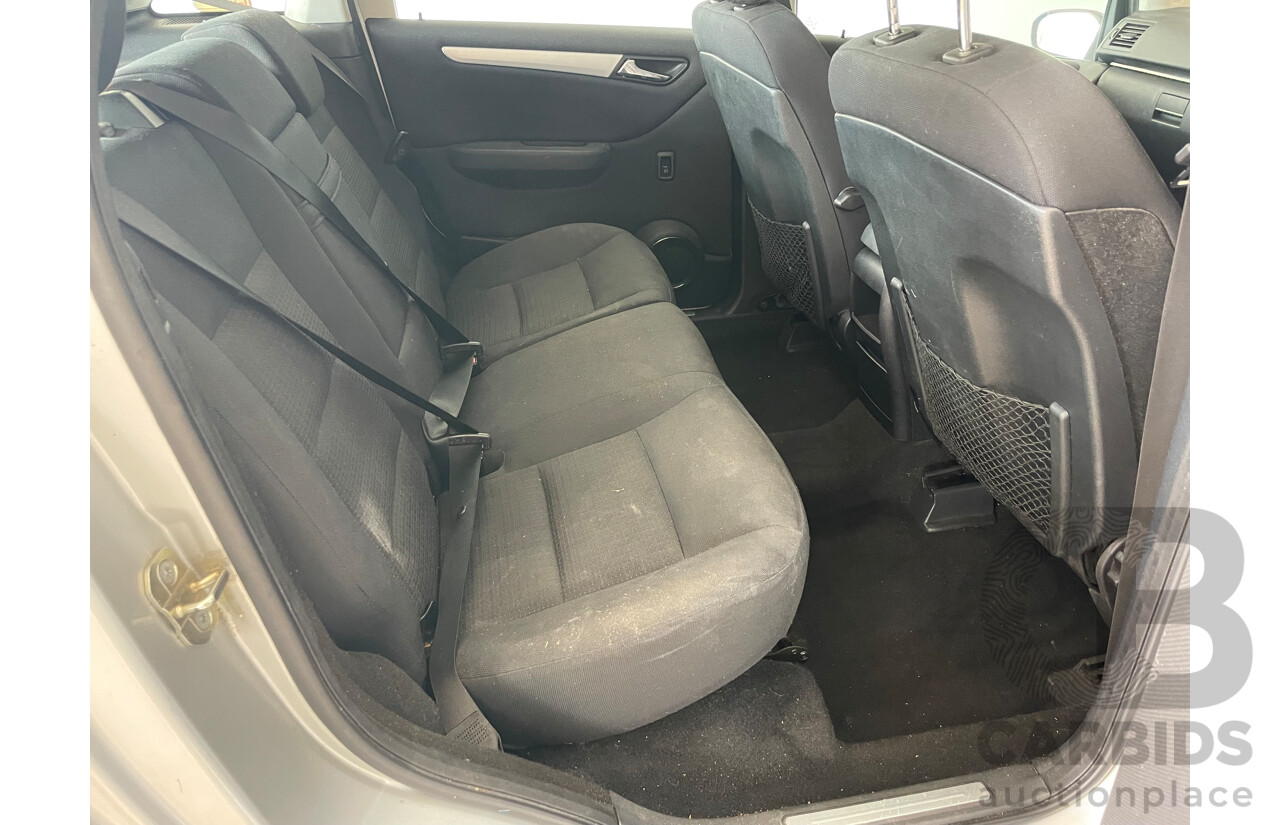 1/2008 Mercedes-Benz B200  245 08 UPGRADE 5d Hatchback Silver 2.0L