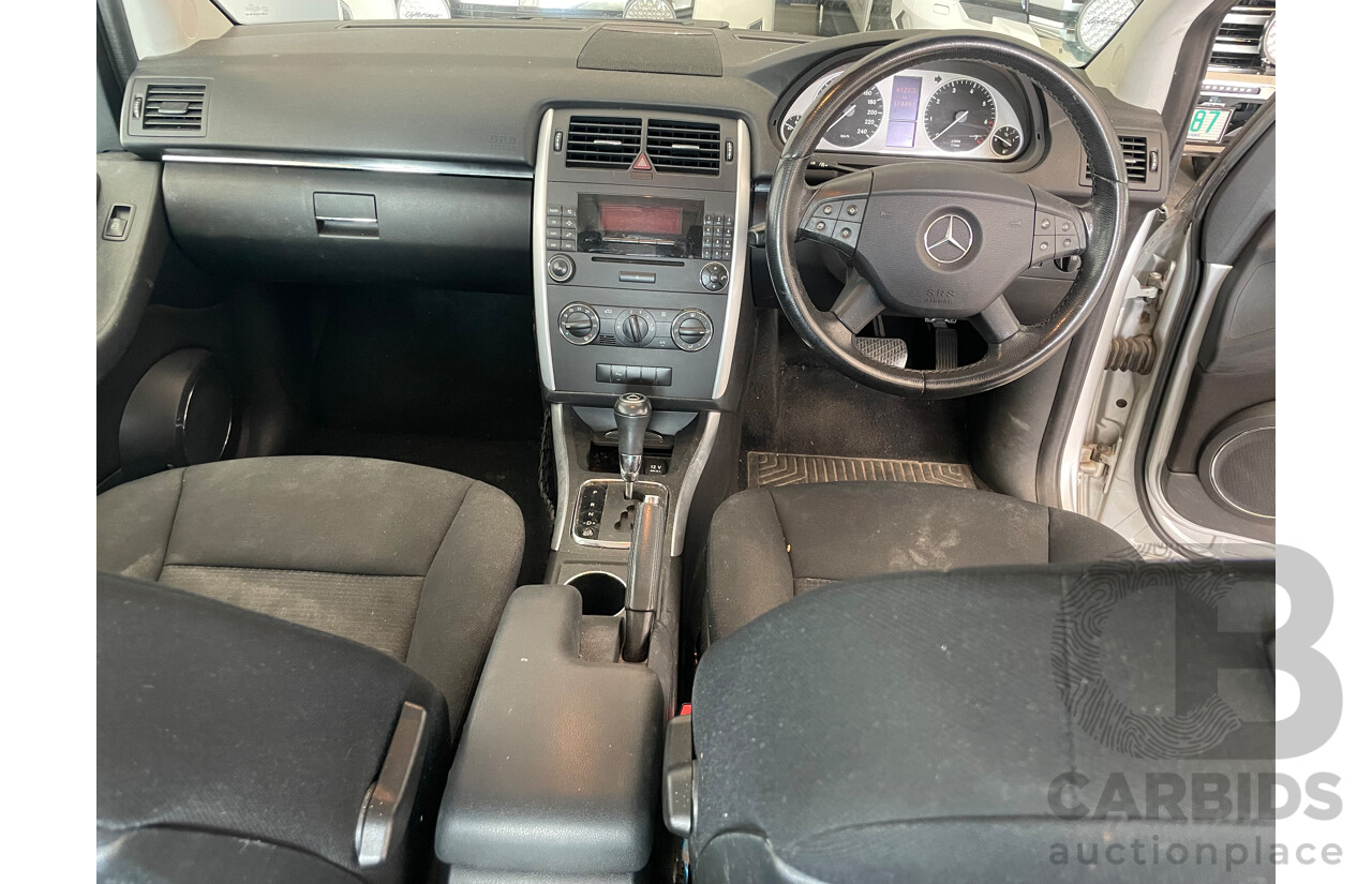 1/2008 Mercedes-Benz B200  245 08 UPGRADE 5d Hatchback Silver 2.0L