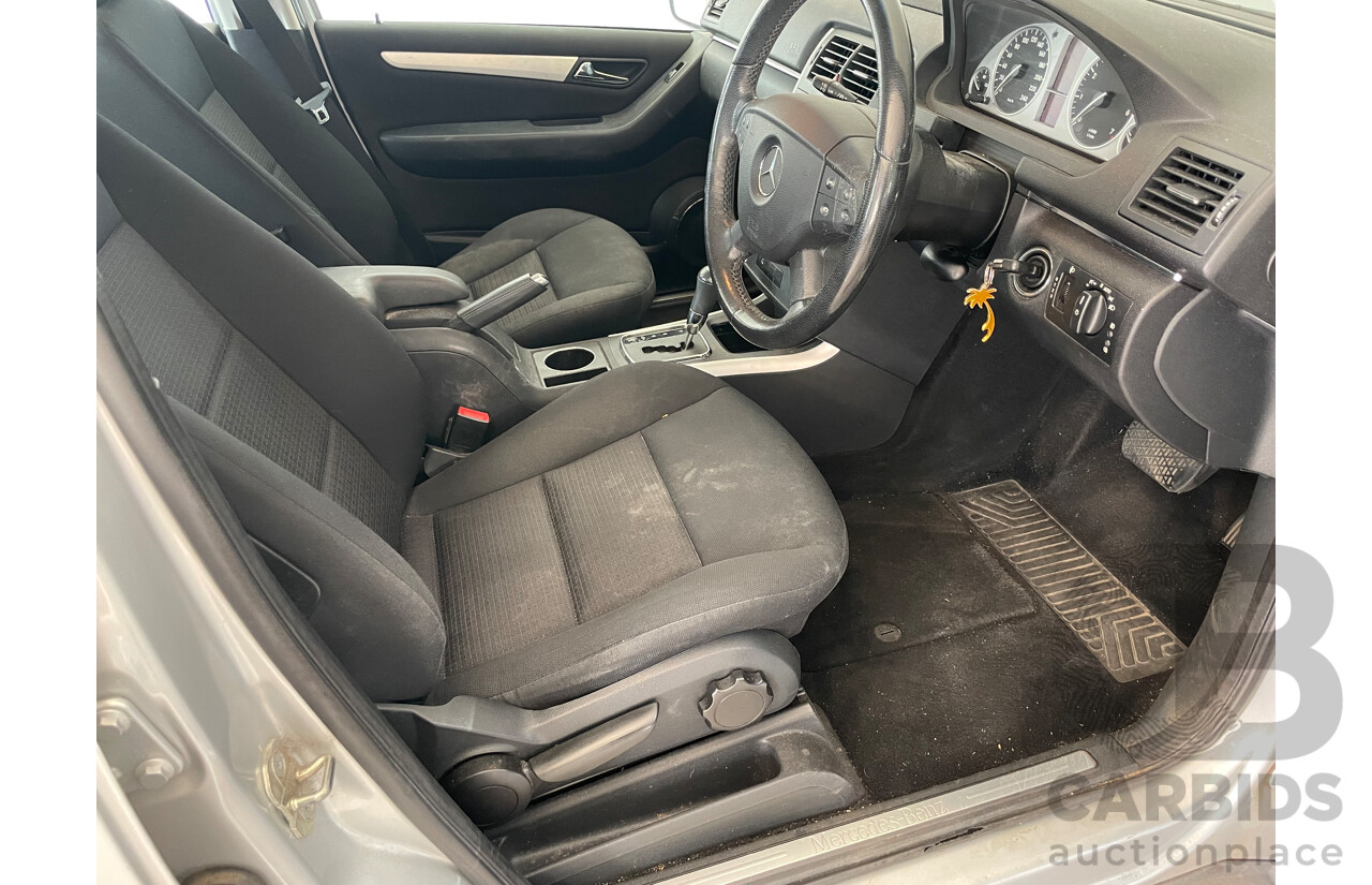 1/2008 Mercedes-Benz B200  245 08 UPGRADE 5d Hatchback Silver 2.0L