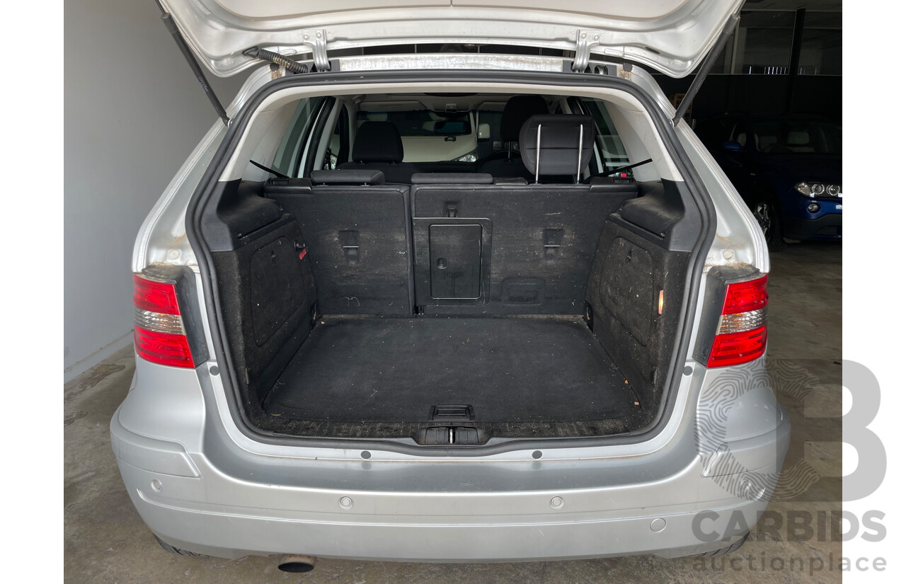 1/2008 Mercedes-Benz B200  245 08 UPGRADE 5d Hatchback Silver 2.0L