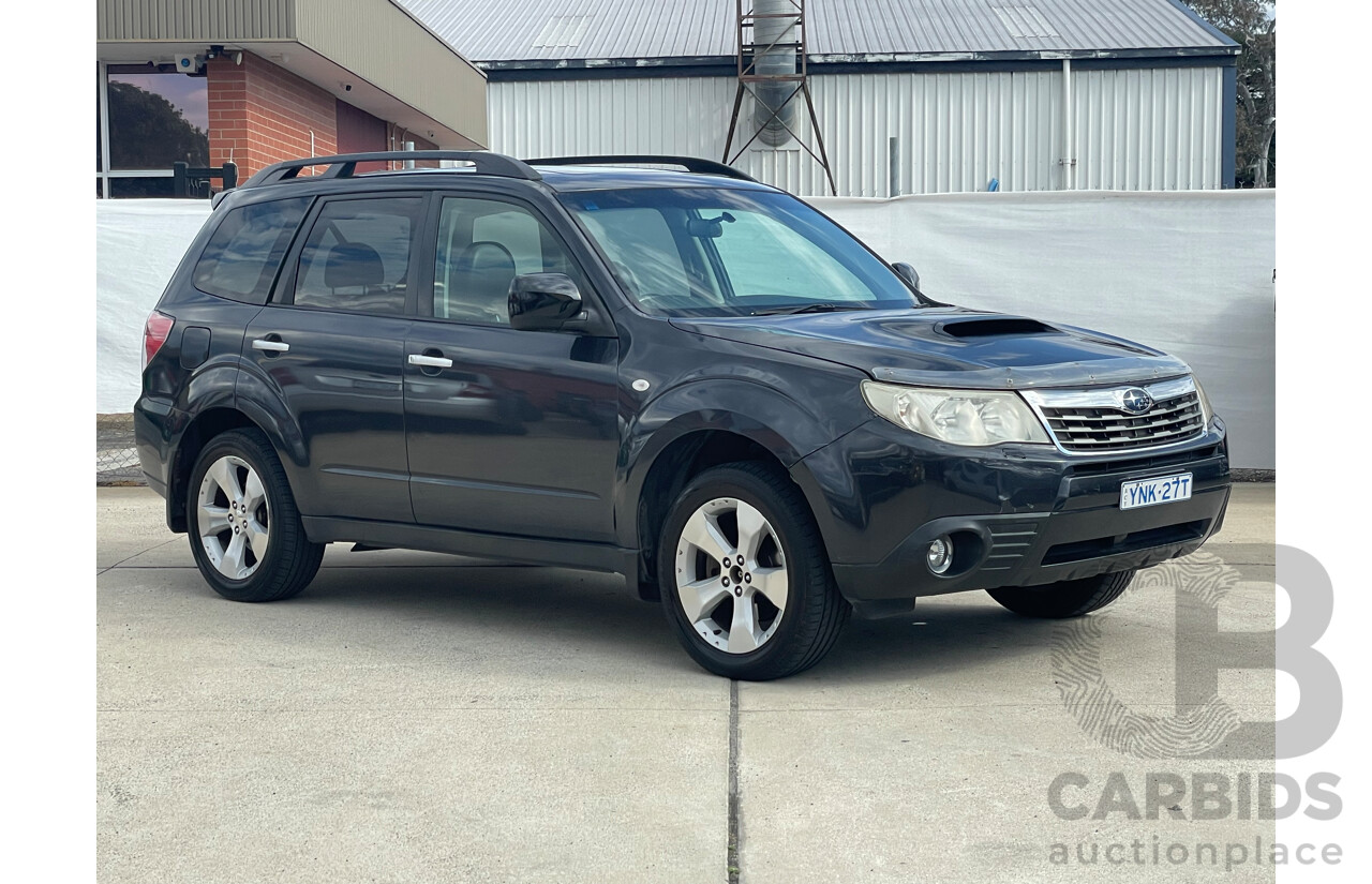 2/2009 Subaru Forester XT Premium MY10 4d Wagon Black 2.5L