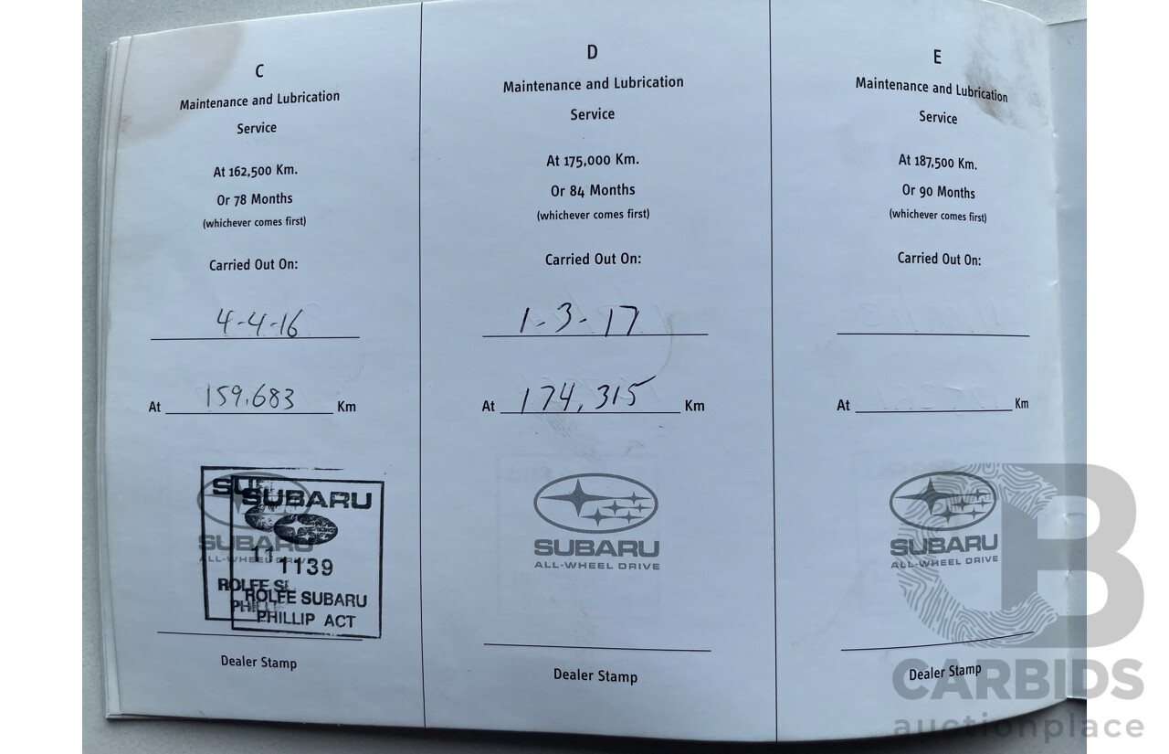 2/2009 Subaru Forester XT Premium MY10 4d Wagon Black 2.5L