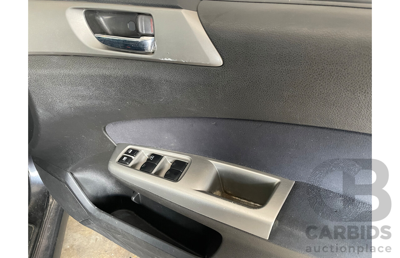 2/2009 Subaru Forester XT Premium MY10 4d Wagon Black 2.5L