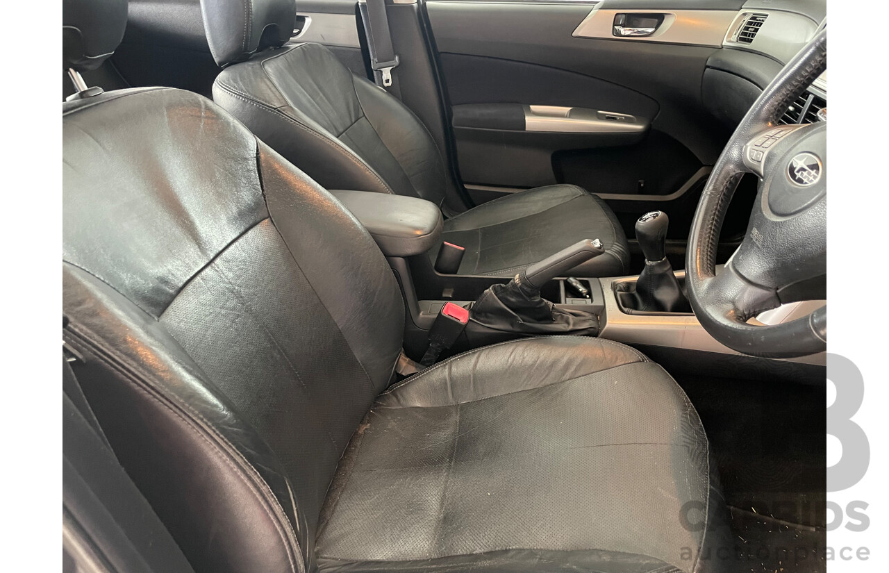 2/2009 Subaru Forester XT Premium MY10 4d Wagon Black 2.5L