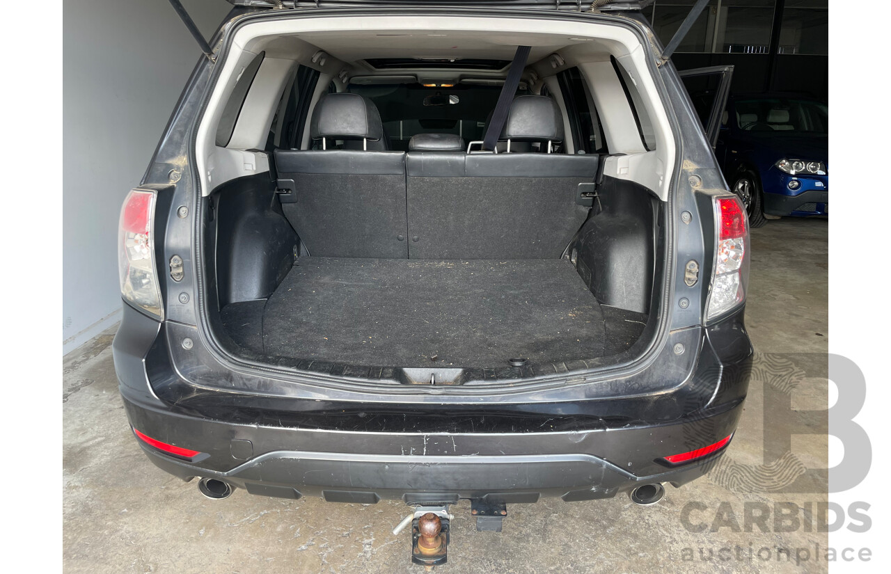 2/2009 Subaru Forester XT Premium MY10 4d Wagon Black 2.5L