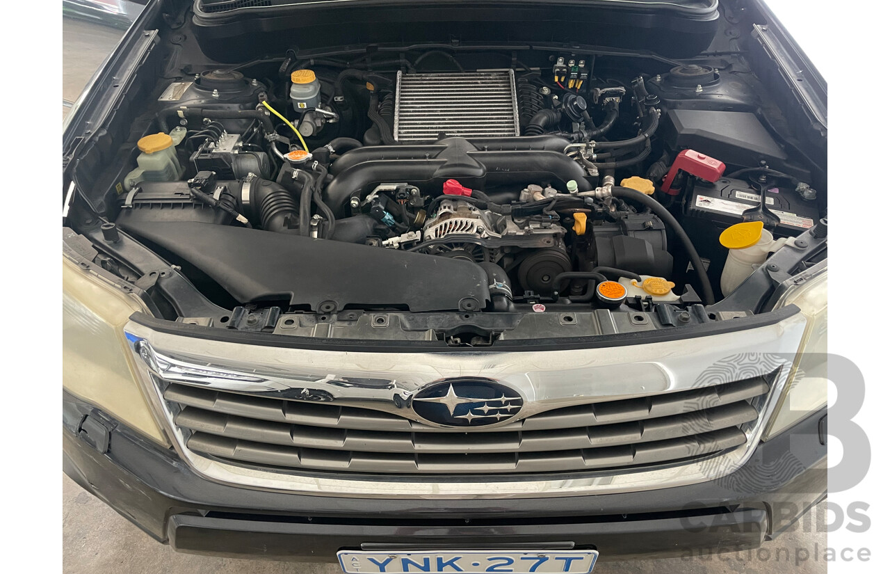 2/2009 Subaru Forester XT Premium MY10 4d Wagon Black 2.5L