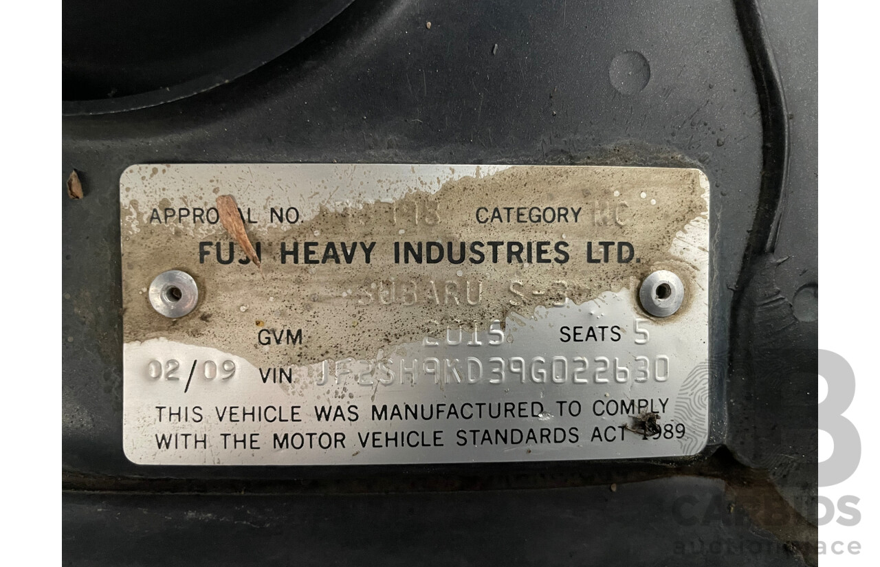 2/2009 Subaru Forester XT Premium MY10 4d Wagon Black 2.5L