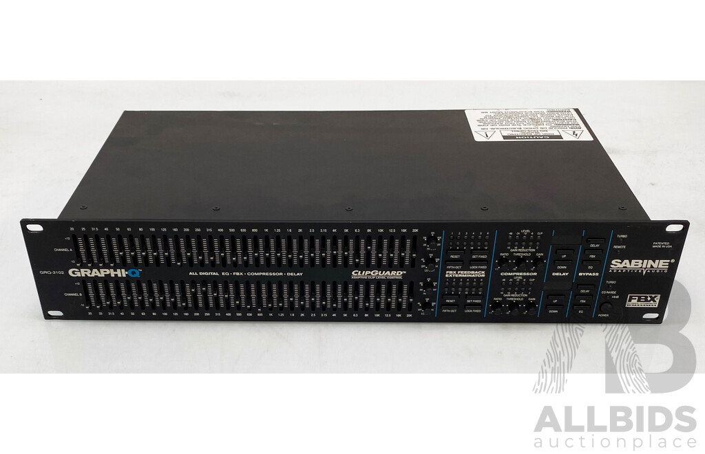 Sabine (GRQ-3102) Digital EQ/Processor