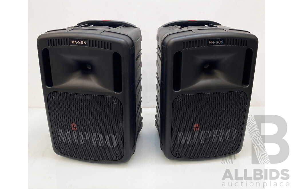 Mipro (MA-808) Powered Portable PA System