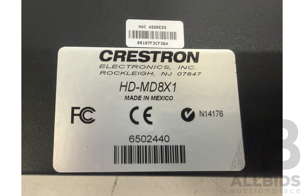 Creston HD-MD8X, Quick Switch HD