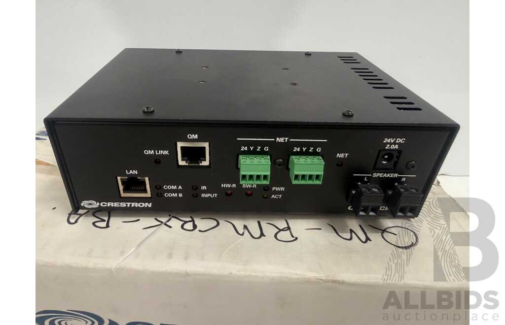 Creston QM-RMCRX-BA Control System and A/V Receiver/Processor