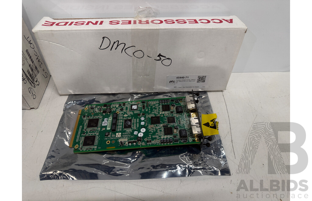 Creston Output Cards, DMCO-50, DMCO-23 X 2, DMC-CAT X5