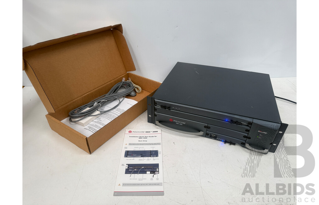 Polycom, RMX2000 + RMX2000 Kit - Video/Audio Conference Platform