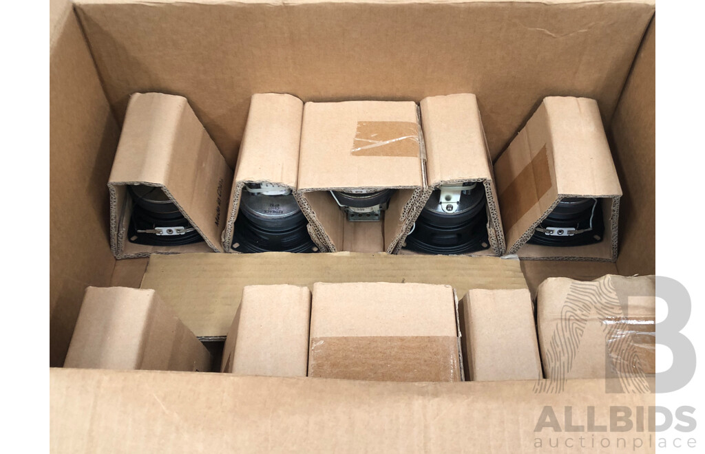 Redback C2107 100mm (4?) 10W 100V Twin Cone EWIS PA Driver Speakers- Lot of 10 - New - ORP $330.00
