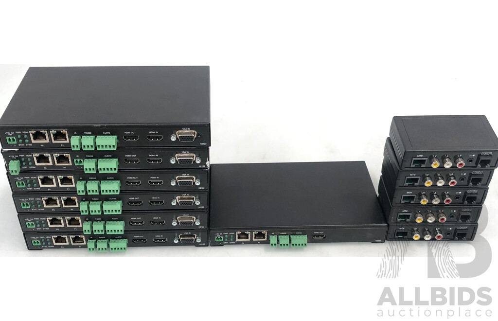 AMX Receivers, Encoders and Decoders - Lot of 12