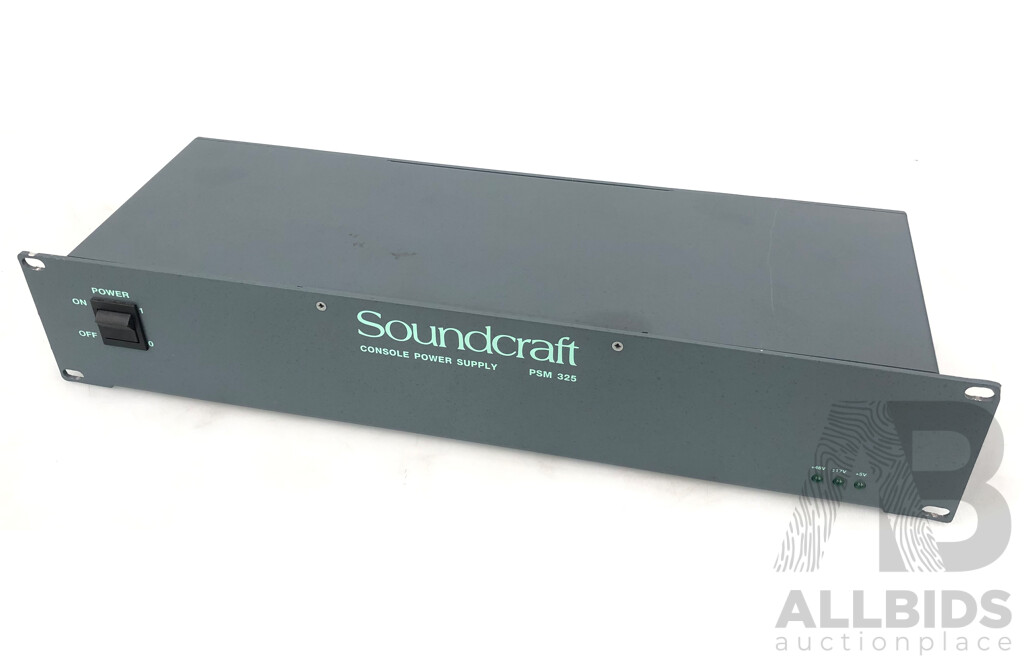 Soundcraft PSM 325 Console Power Supply
