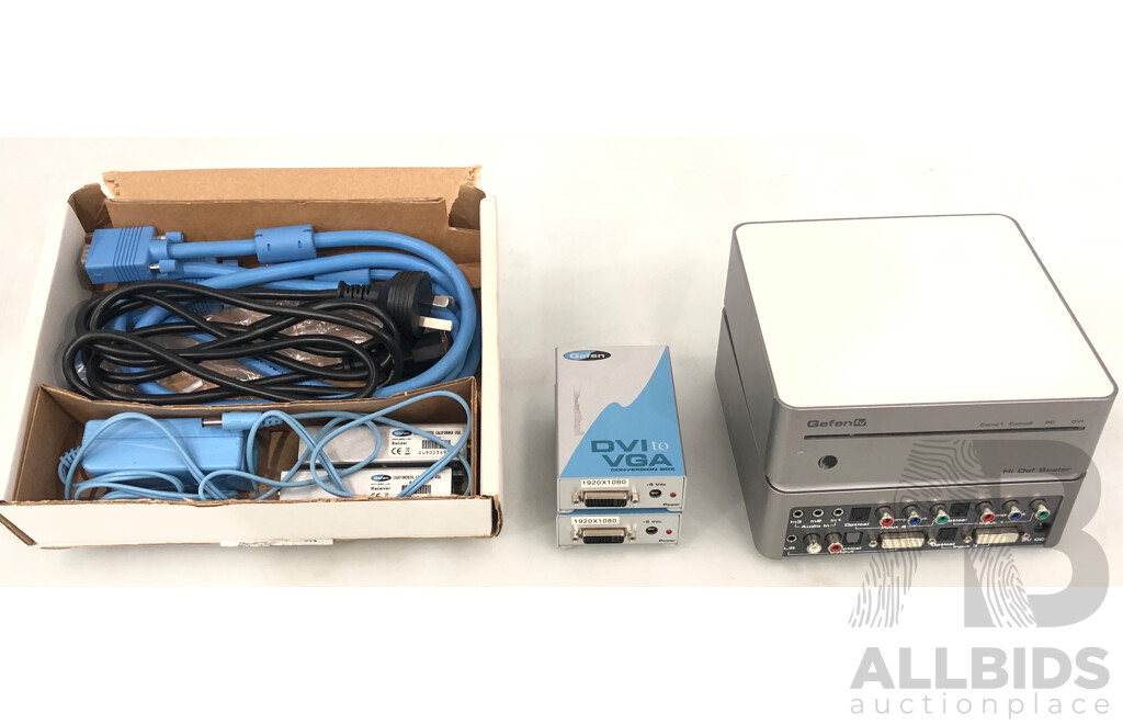 Selection of Gefen Audio Visual Components - Lot of Five