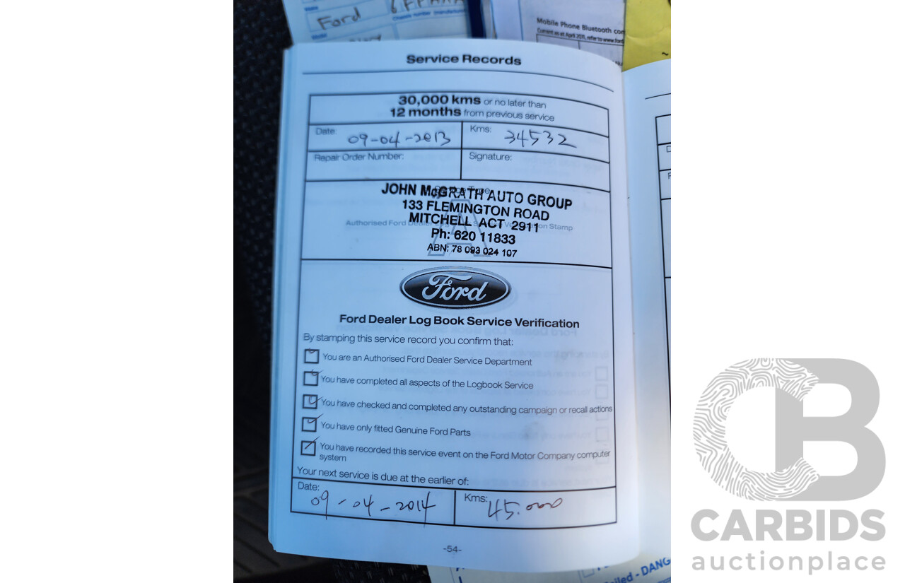 08/11 Ford Territory TX SZ (AWD) 4d Wagon Metallic Beige Turbo Diesel 2.7L