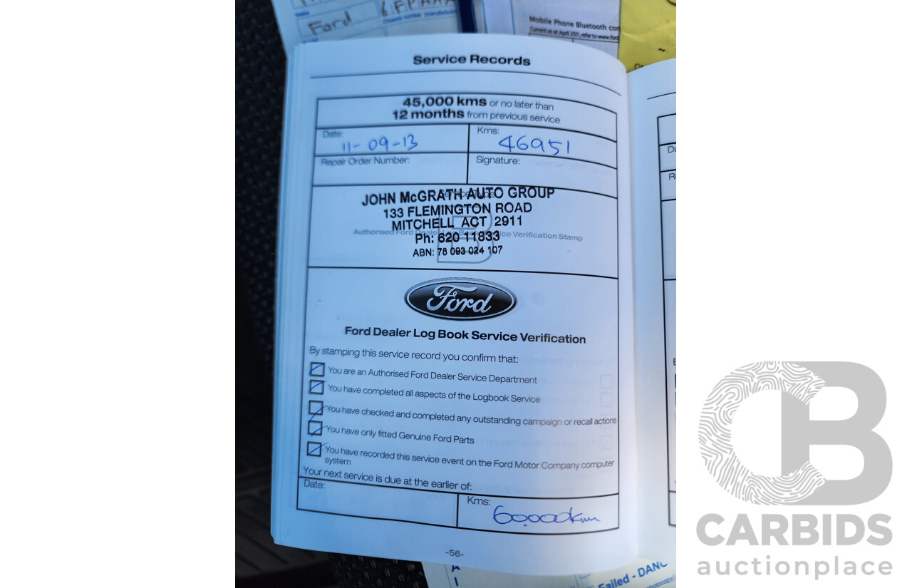 08/11 Ford Territory TX SZ (AWD) 4d Wagon Metallic Beige Turbo Diesel 2.7L