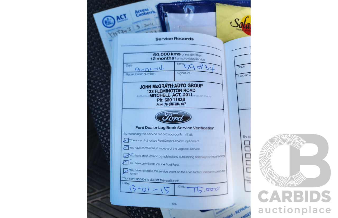 08/11 Ford Territory TX SZ (AWD) 4d Wagon Metallic Beige Turbo Diesel 2.7L