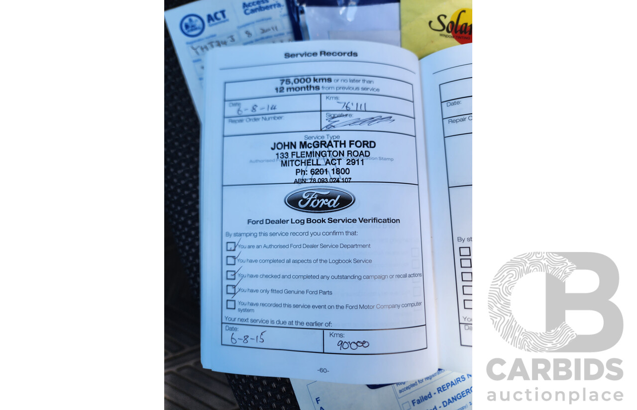 08/11 Ford Territory TX SZ (AWD) 4d Wagon Metallic Beige Turbo Diesel 2.7L