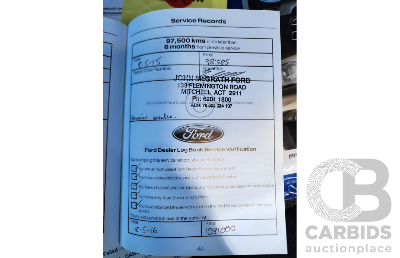 08/11 Ford Territory TX SZ (AWD) 4d Wagon Metallic Beige Turbo Diesel 2.7L