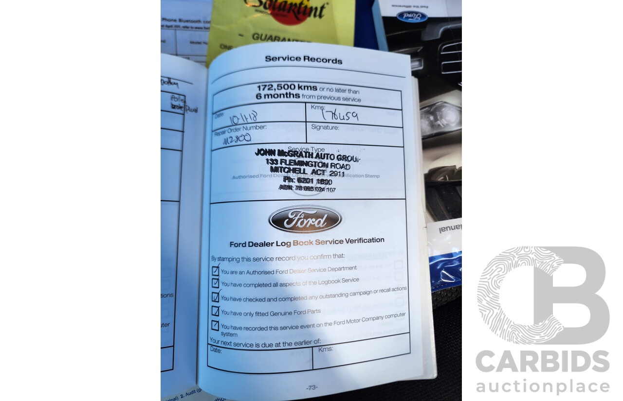 08/11 Ford Territory TX SZ (AWD) 4d Wagon Metallic Beige Turbo Diesel 2.7L