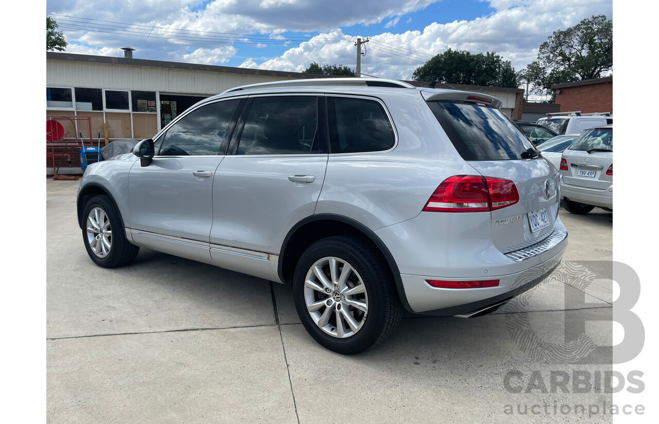 1/2012 Volkswagen Touareg V6 TDI 7P MY12 4d Wagon Silver 3.0L