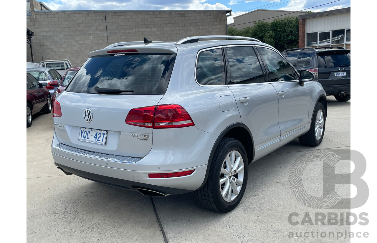1/2012 Volkswagen Touareg V6 TDI 7P MY12 4d Wagon Silver 3.0L