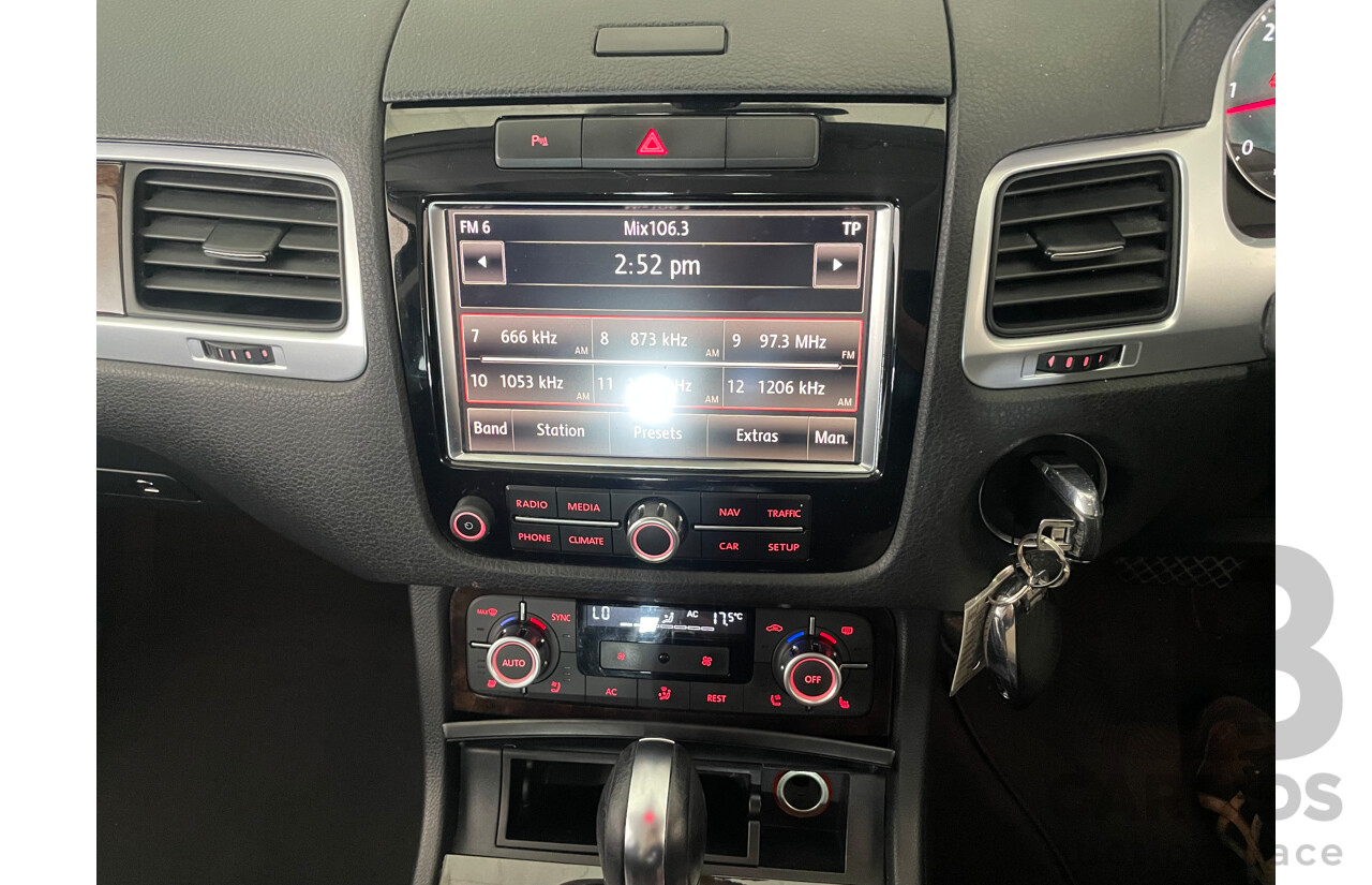 1/2012 Volkswagen Touareg V6 TDI 7P MY12 4d Wagon Silver 3.0L