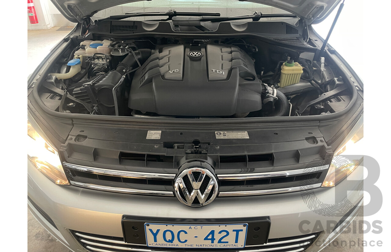 1/2012 Volkswagen Touareg V6 TDI 7P MY12 4d Wagon Silver 3.0L