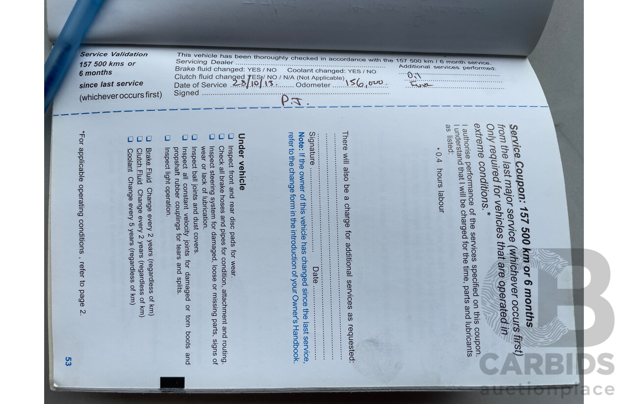 9/2004 Holden Commodore Executive VZ 4d Sedan White 3.6L