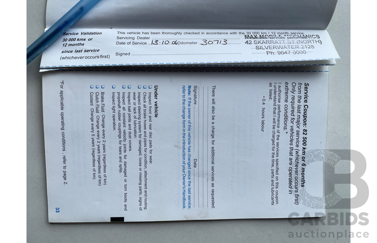 9/2004 Holden Commodore Executive VZ 4d Sedan White 3.6L