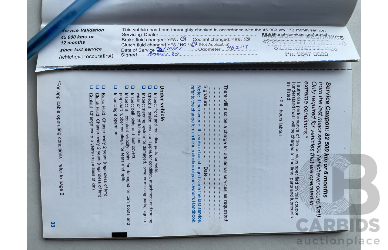 9/2004 Holden Commodore Executive VZ 4d Sedan White 3.6L