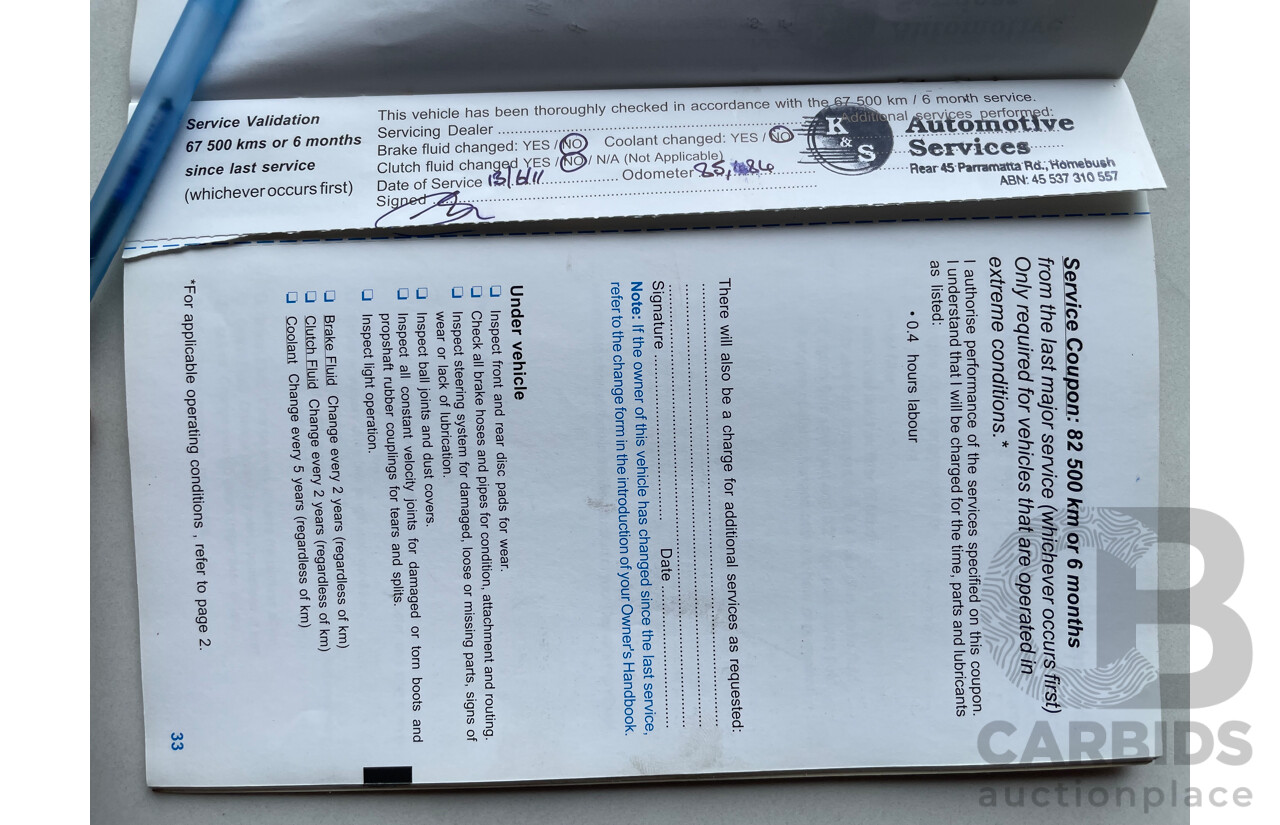 9/2004 Holden Commodore Executive VZ 4d Sedan White 3.6L