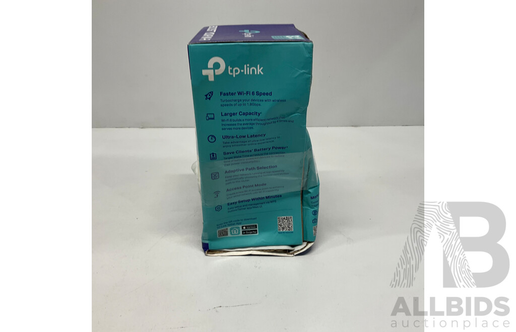 TP-LINK RE605X AX1800 Wi-Fi Range Extender - ORP$129.00