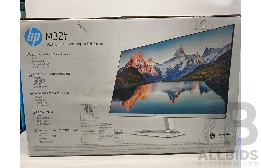 HP M32f 31.5 Inch FHD Monitor - ORP $529.00