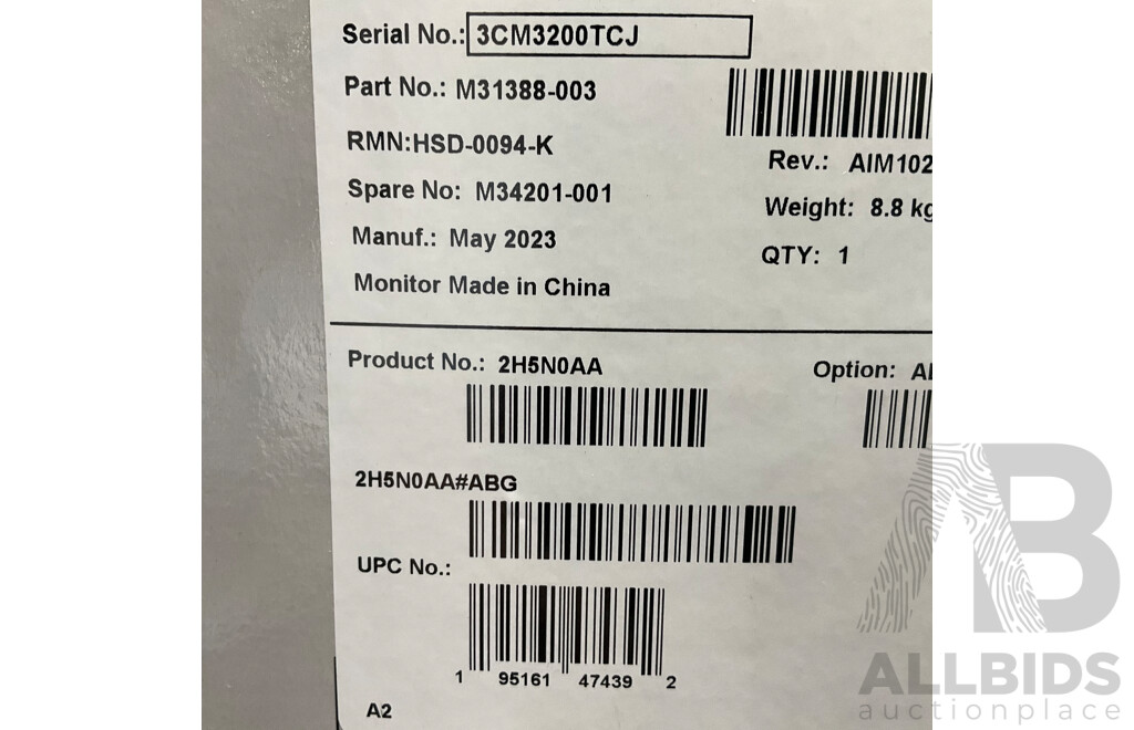 HP M32f 31.5 Inch FHD Monitor - ORP $529.00