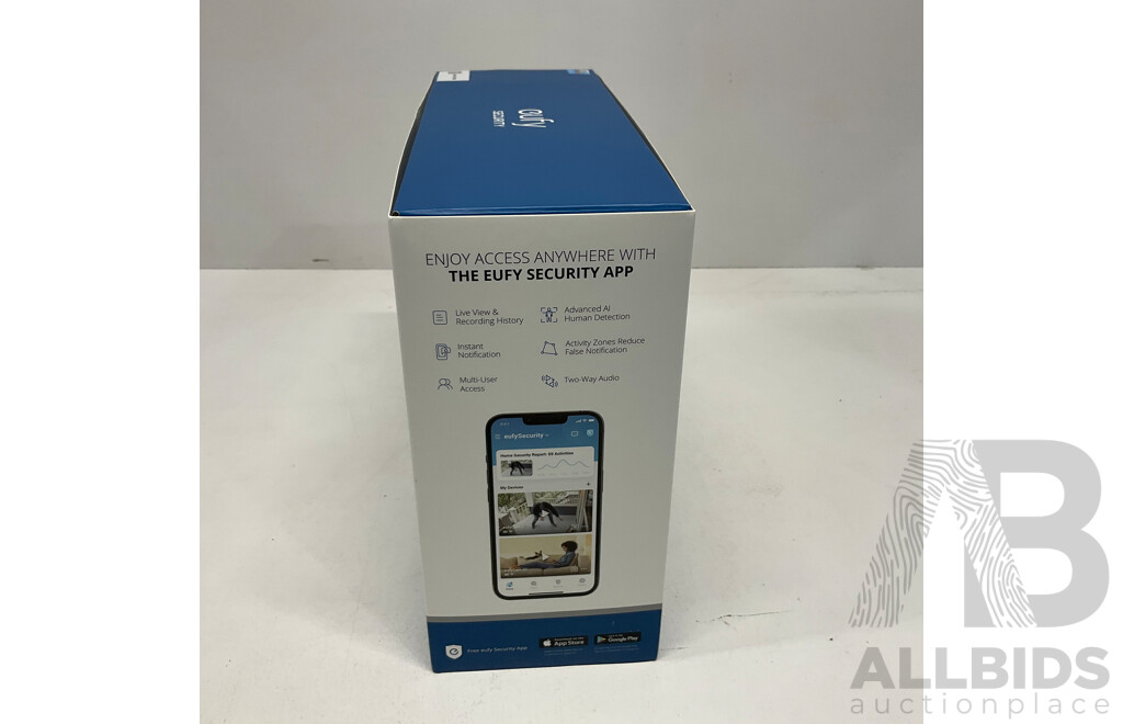 EUFY 2C Pro 2K Security System & Homebase (4 Camera) - ORP $799.00
