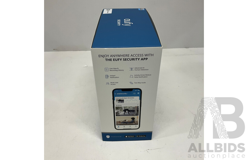EUFY 2C Pro 2K Security System & Homebase (2 Camera) - ORP $449.95