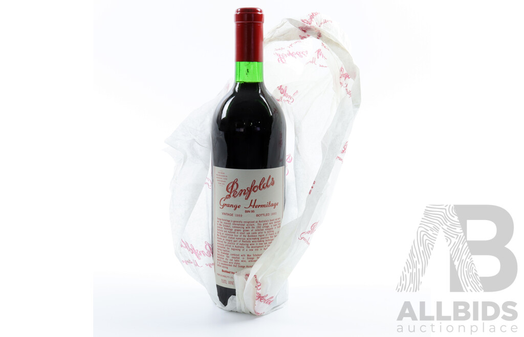 Penfolds Grange Hermitage Vintage 1989