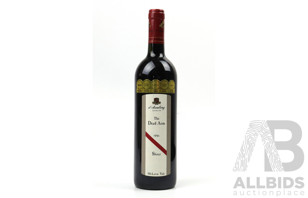 D'Arenburg the Dead Arm Shiraz Vintage 1996