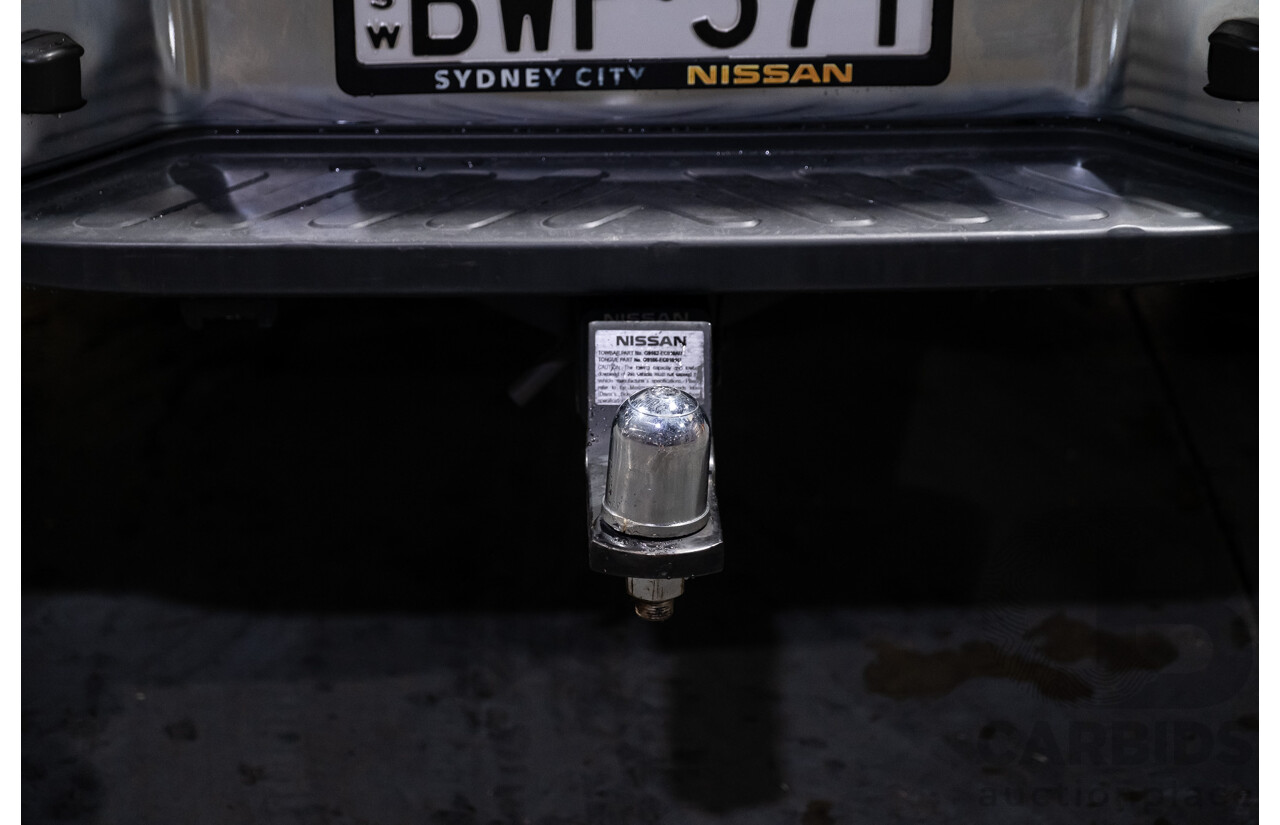 4/2011 Nissan Navara ST-X (4x4) D40 SERIES 4 Dual Cab P/Up Black Turbo Diesel 2.5L