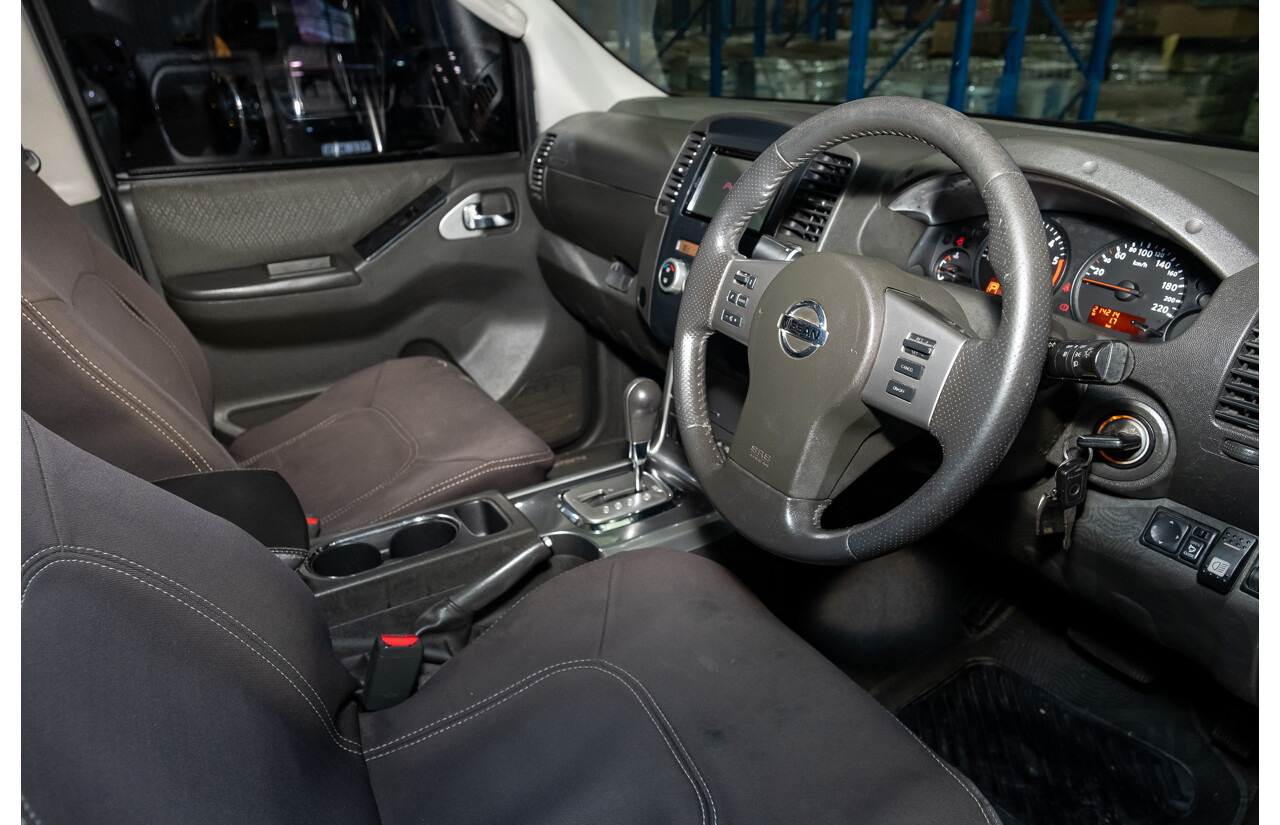 4/2011 Nissan Navara ST-X (4x4) D40 SERIES 4 Dual Cab P/Up Black Turbo Diesel 2.5L