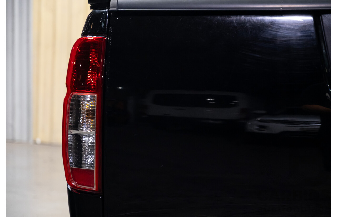 4/2011 Nissan Navara ST-X (4x4) D40 SERIES 4 Dual Cab P/Up Black Turbo Diesel 2.5L