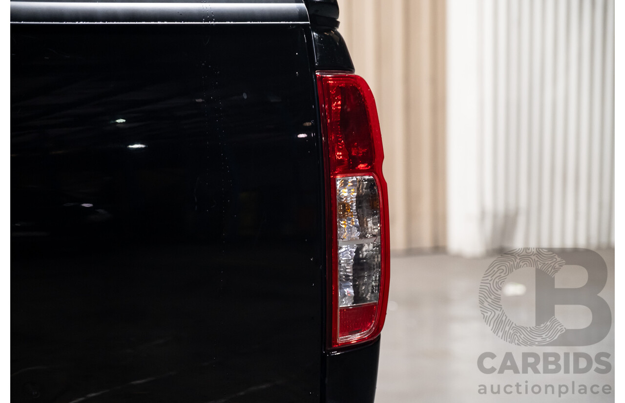 4/2011 Nissan Navara ST-X (4x4) D40 SERIES 4 Dual Cab P/Up Black Turbo Diesel 2.5L