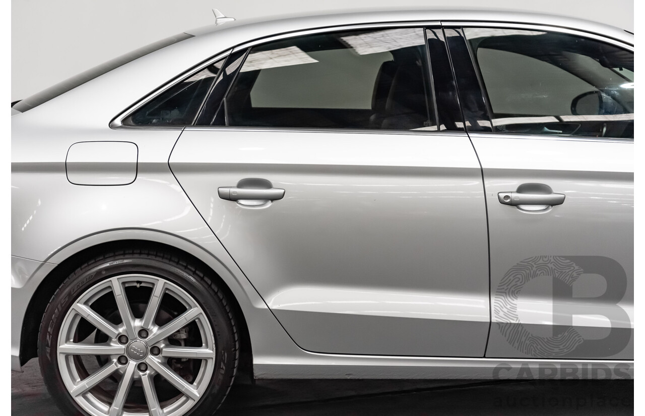 5/2014 Audi A3 1.8 TFSI Ambition Quattro (AWD) 8V MY14 4d Sedan Metallic Silver Turbo 1.8L