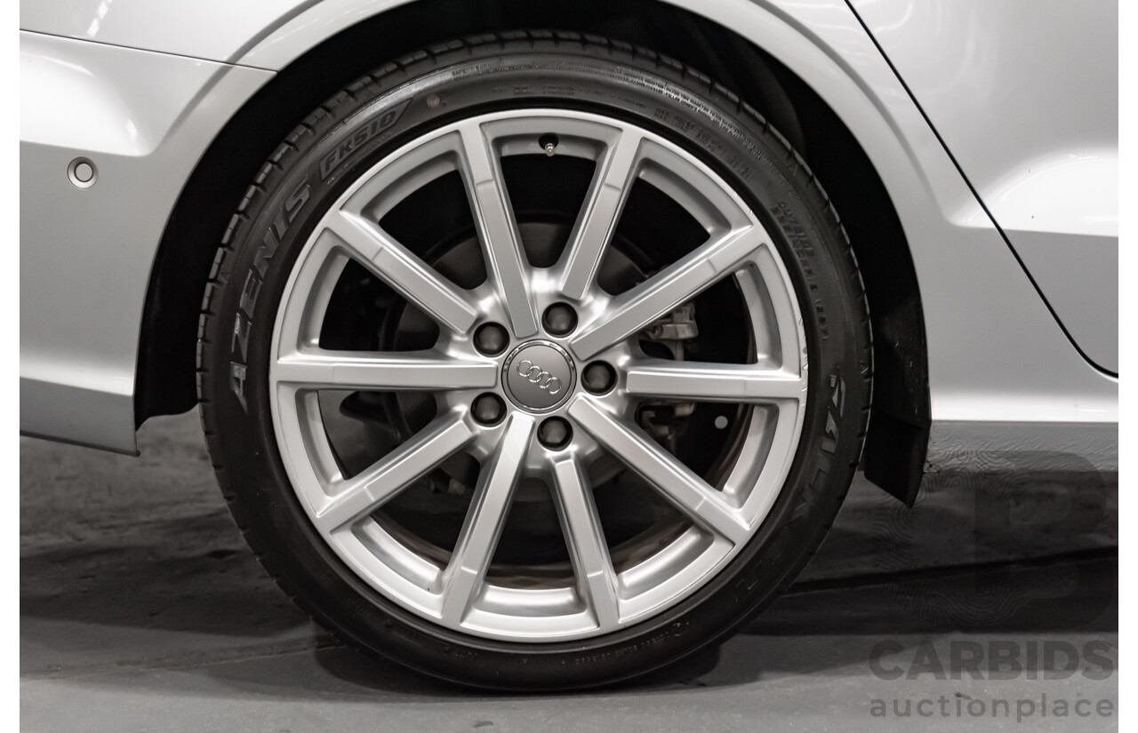 5/2014 Audi A3 1.8 TFSI Ambition Quattro (AWD) 8V MY14 4d Sedan Metallic Silver Turbo 1.8L