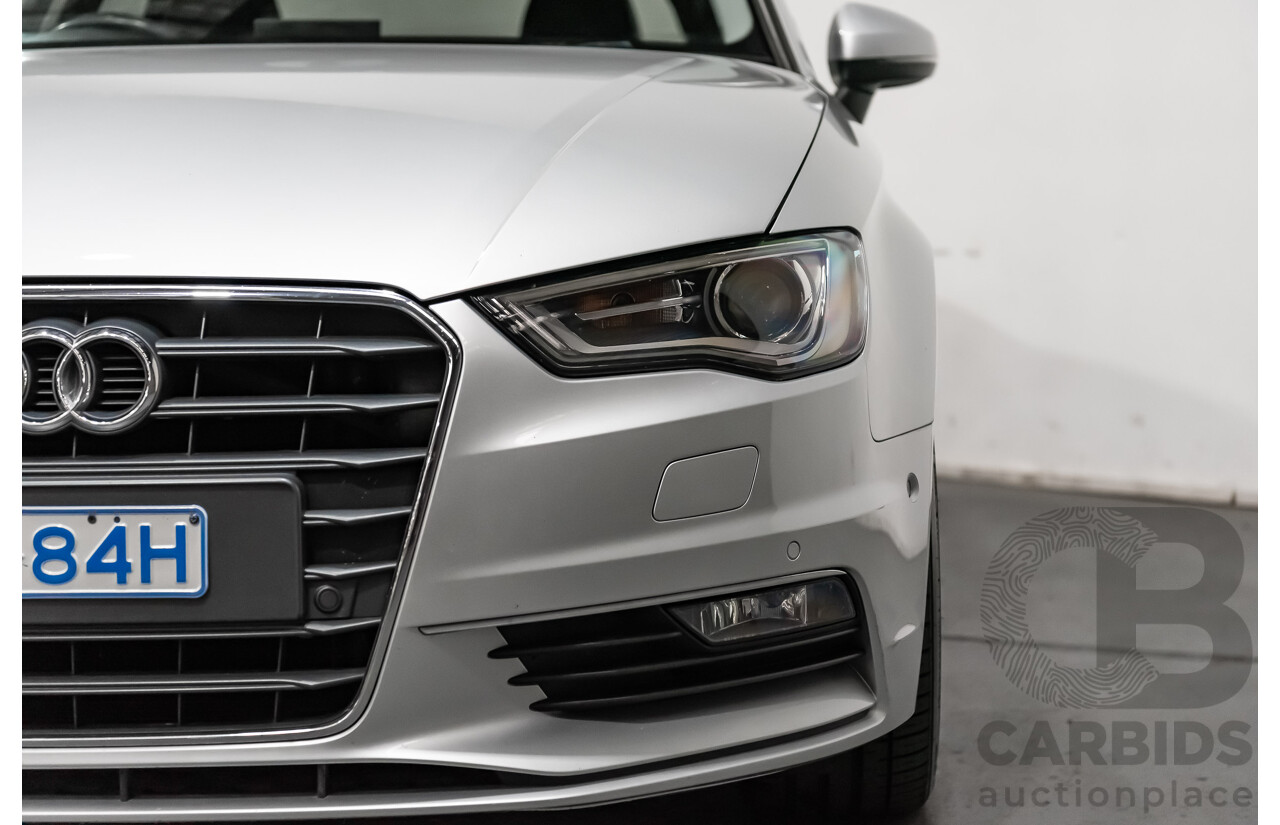 5/2014 Audi A3 1.8 TFSI Ambition Quattro (AWD) 8V MY14 4d Sedan Metallic Silver Turbo 1.8L